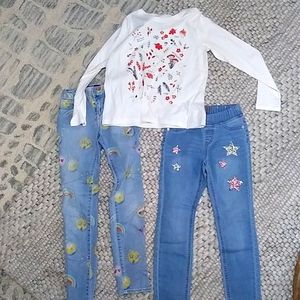 Gymboree Gap Justice girls jeans set size 10